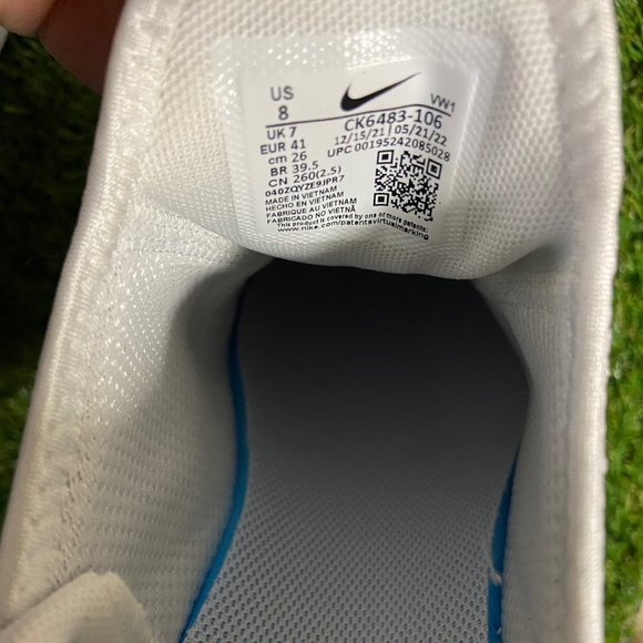 Nike Air Max 270 G Golf Shoes Men\'s Size White Racer Blue CK6483-106 NEW